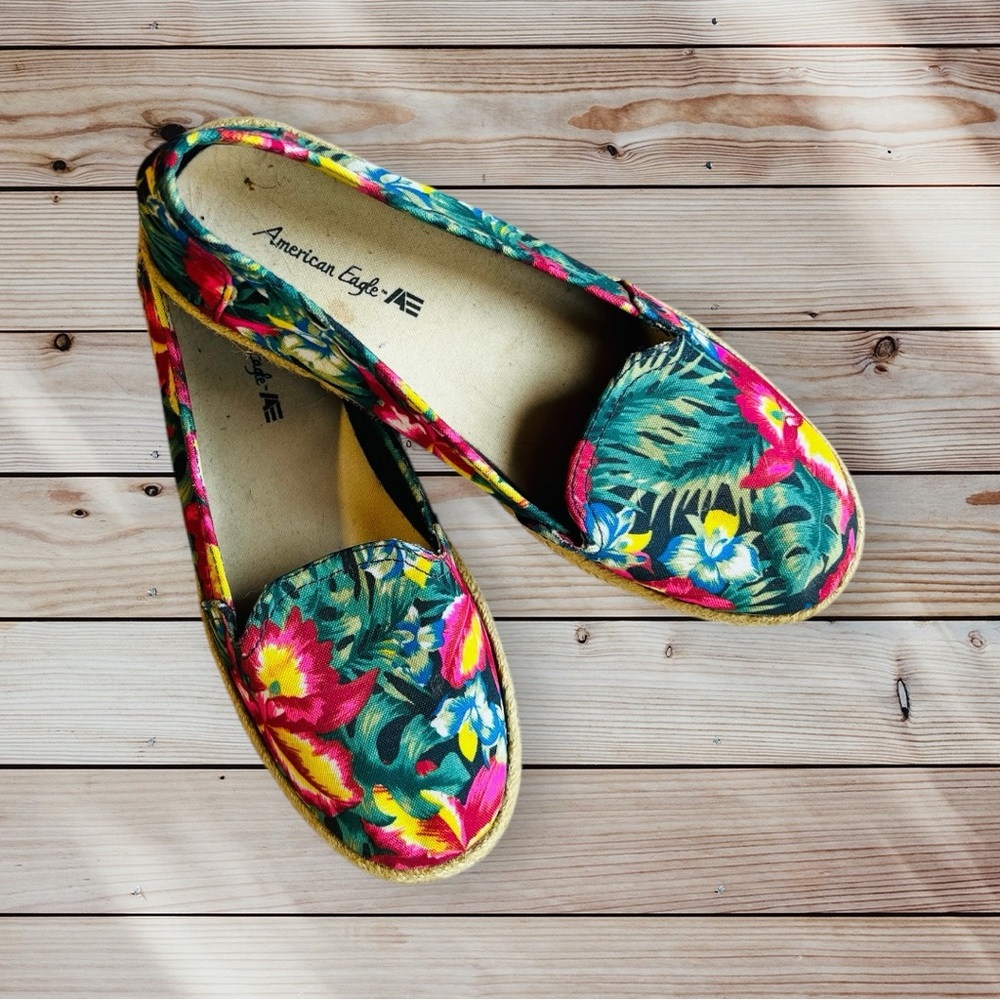 American Eagle Outfitters Women's Floral Slip-On Shoes - Multicolor